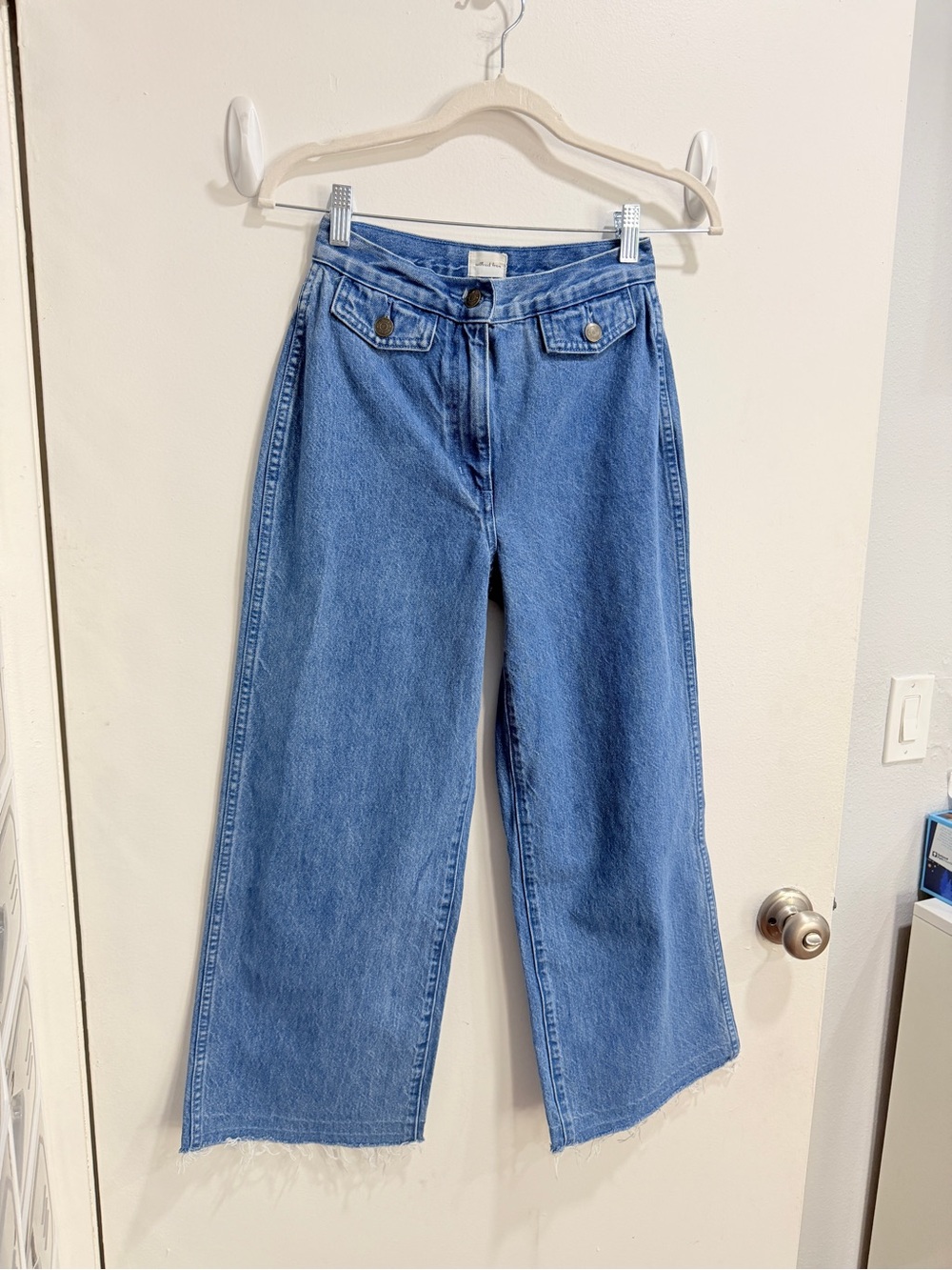 Aritzia High-Rise Wide Leg Women’s Jeans - Light Blue